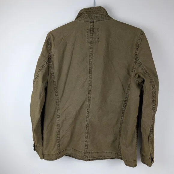 Harley Davidson Men's XL Patch Cargo Casual Jacket Dark Olive